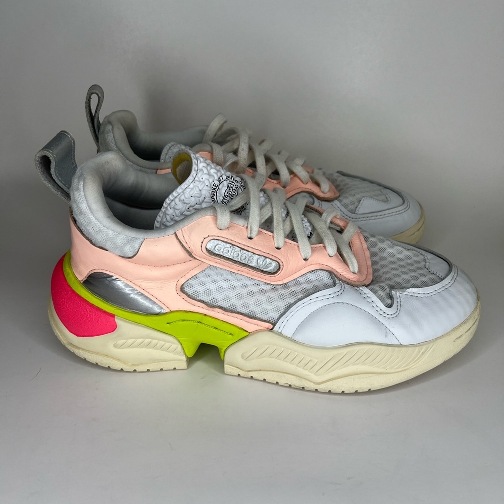 Adidas SuperCourt RX Low Textile Trainers FV3675 Women Size 40.5 US 8.5